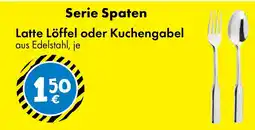 TEDi Serie Spaten Latte Löffel oder Kuchengabel Angebot