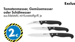 TEDi Exclusive Line Tomatenmesser, Gemüsemesser oder Schälmesser Angebot