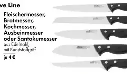 TEDi Exclusive Line Fleischermesser, Brotmesser, Kochmesser, Ausbeinmesser oder Santokumesser Angebot
