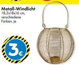 TEDi Metall-Windlicht Angebot