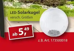 Sonderpreis Baumarkt LED-Solarkugel Angebot