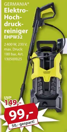 Sonderpreis Baumarkt GERMANIA Elektro- Hochdruckreiniger EHPW32 Angebot