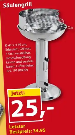 Sonderpreis Baumarkt Säulengrill Angebot