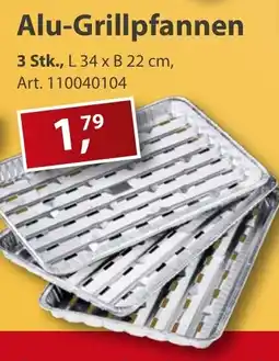 Sonderpreis Baumarkt Alu-Grillpfannen Angebot