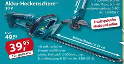 Sonderpreis Baumarkt GERMANIA Plattform 2.0 Akku-Heckenschere Angebot