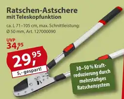 Sonderpreis Baumarkt Ratschen-Astschere mit Teleskopfunktion Angebot