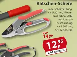 Sonderpreis Baumarkt Ratschen-Schere Angebot