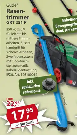 Sonderpreis Baumarkt Güde Rasen- trimmer GRT 251 P Angebot