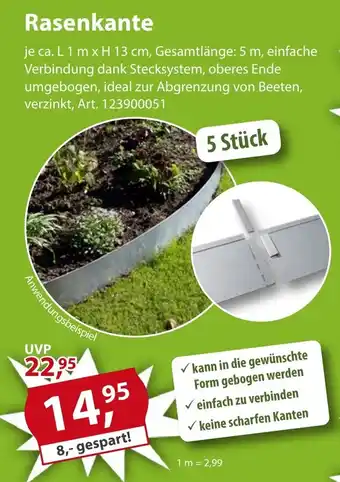 Sonderpreis Baumarkt Rasenkante Angebot
