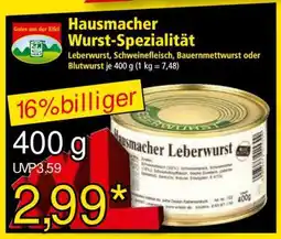 Norma Hausmacher Wurst- Spezialität Angebot