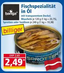 Norma Fischspezialität in Öl Angebot