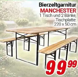 CENTERSHOP Bierzeltgarnitur MANCHESTER Angebot