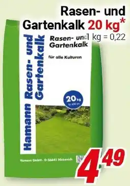 CENTERSHOP Rasen und Gartenkalk Angebot
