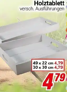 CENTERSHOP Holztablett Angebot