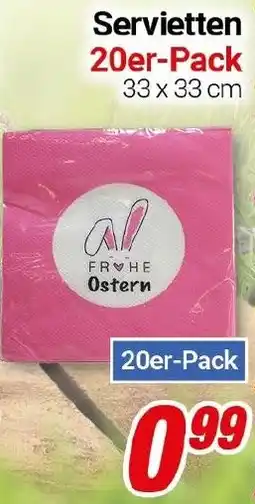CENTERSHOP Servietten Angebot