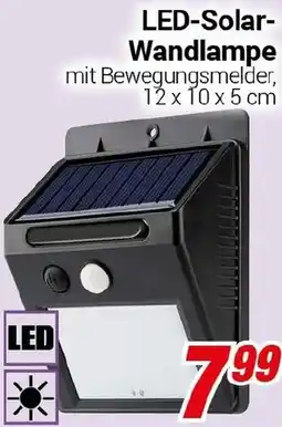 CENTERSHOP LED-Solar Wandlampe Angebot