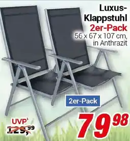 CENTERSHOP Luxus Klappstuhl Angebot