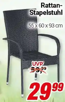 CENTERSHOP Rattan Stapelstuhl Angebot