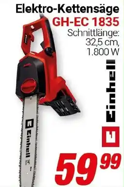 CENTERSHOP Einhell Elektro-Kettensäge GH-EC 1835 Angebot