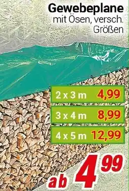 CENTERSHOP Gewebeplane Angebot