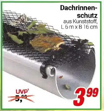 CENTERSHOP Dachrinnenschutz Angebot