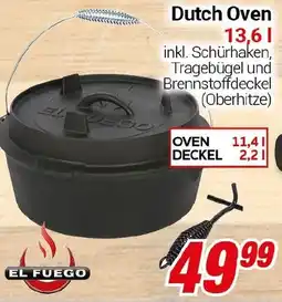 CENTERSHOP EL FUEGO Dutch Oven Angebot