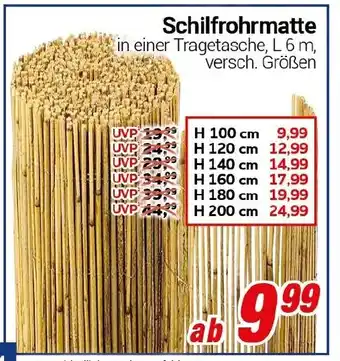 CENTERSHOP Schilfrohrmatte Angebot
