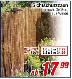 CENTERSHOP Sichtschutzzaun Angebot