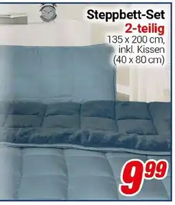 CENTERSHOP Steppbett-Set 2-teilig Angebot