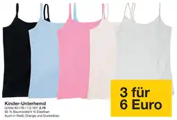 Zeeman Kinder-Unterhemd Angebot