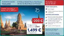 Aldi Süd Rundreise & baden thailand Angebot