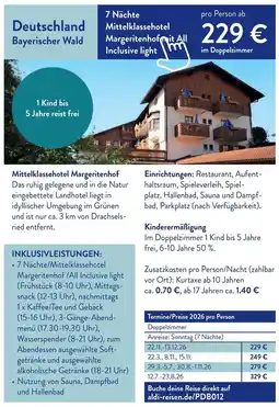 Aldi Süd Deutschland Bayerischer Wald Angebot