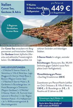 Aldi Süd Italien Comer See, Gardasee & Adria Angebot