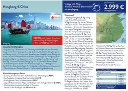 Aldi Süd Hongkong & China Angebot