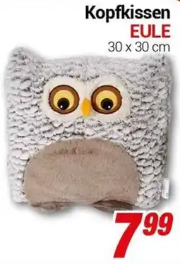 CENTERSHOP Kopfkissen EULE Angebot