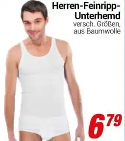 CENTERSHOP Herren-Feinripp Unterhemd Angebot