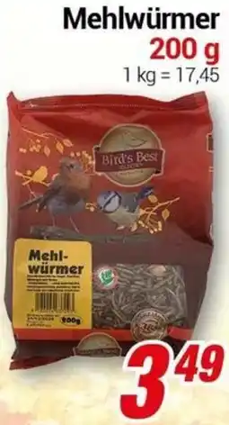 CENTERSHOP Mehlwürmer Angebot