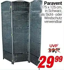 CENTERSHOP Paravent Angebot
