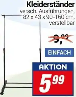 CENTERSHOP Kleiderständer EINFACH Angebot