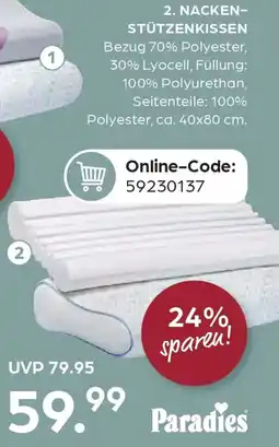 Möbel Buss Paradies Nackenstützenkissen Angebot