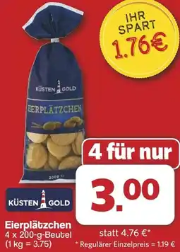 Famila Nord West KÜSTEN GOLD Eierplätzchen Angebot