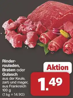 Famila Nord West Rinderrouladen, Braten oder Gulasch Angebot