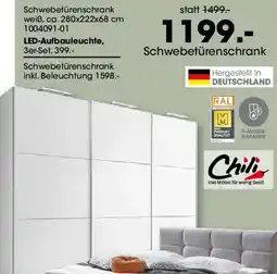 Möbel Martin Chili Schwebetürenschrank Angebot