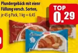 Mix Markt Plundergebäck mit eienr Füllung Angebot
