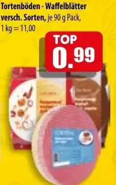 Mix Markt Tortenböden - Waffelblätter Angebot