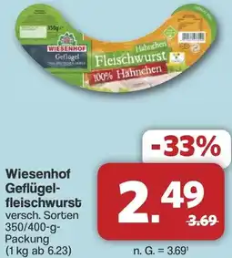 Famila Nord West Wiesenhof Geflügelfleischwurst Angebot