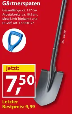 Sonderpreis Baumarkt Gärtnerspaten Angebot
