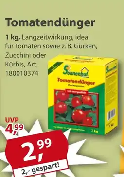 Sonderpreis Baumarkt Sonnenhof Tomatendünger Angebot