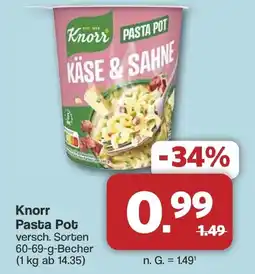 Famila Nord West Knorr Pasta Pot Angebot