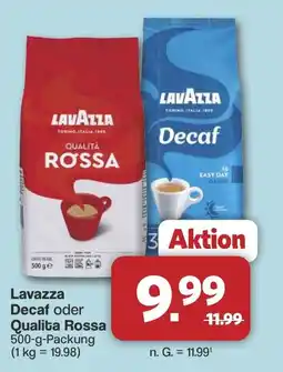 Famila Nord West Lavazza Decaf oder Qualita Rossa Angebot